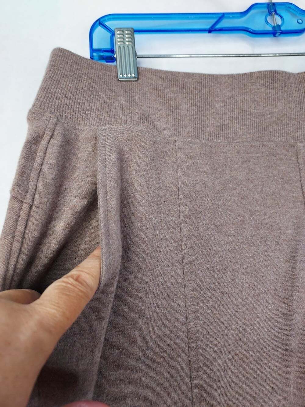 Pact Airplane Wide Leg Pants Women's L Pull On Organic Minimalist Travel Office - Picture 7 of 16